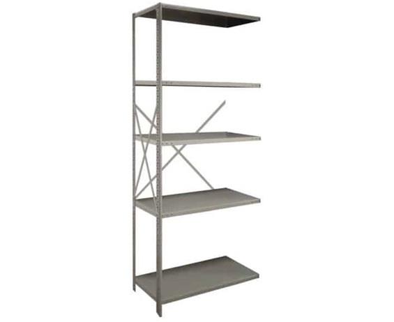 BEADED POST INDUSTRIAL CLIP SHELVING