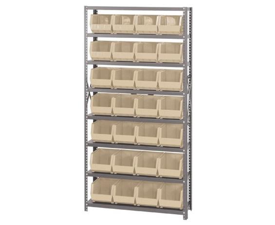 GIANT OPEN HOPPER BIN STORAGE SYSTEM