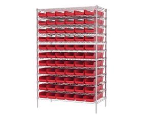 SHELF BIN WIRE SYSTEMS