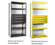 V-GRIP™ SHELVING WITH DRAWER UNITS - 84"H