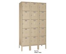 SIX TIER STEEL LOCKERS
