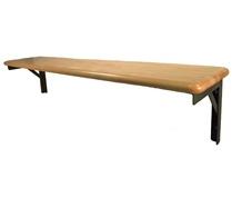 WALL MOUNTED LOCKER ROOM BENCH - 334